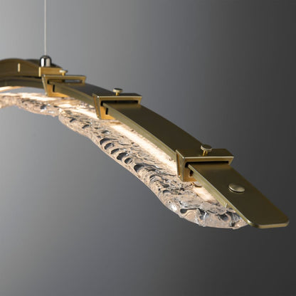 Hubbardton Forge Glissade 44" Wide Suspension Linear Pendant