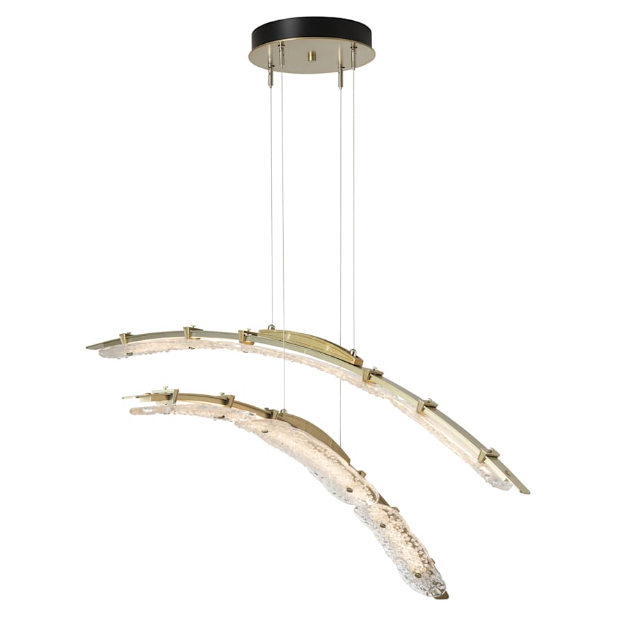Hubbardton Forge Glissade 44" Wide Suspension Multi Light Pendant