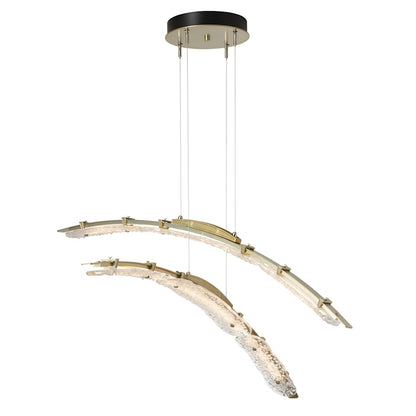 Hubbardton Forge Glissade 44" Wide Suspension Multi Light Pendant