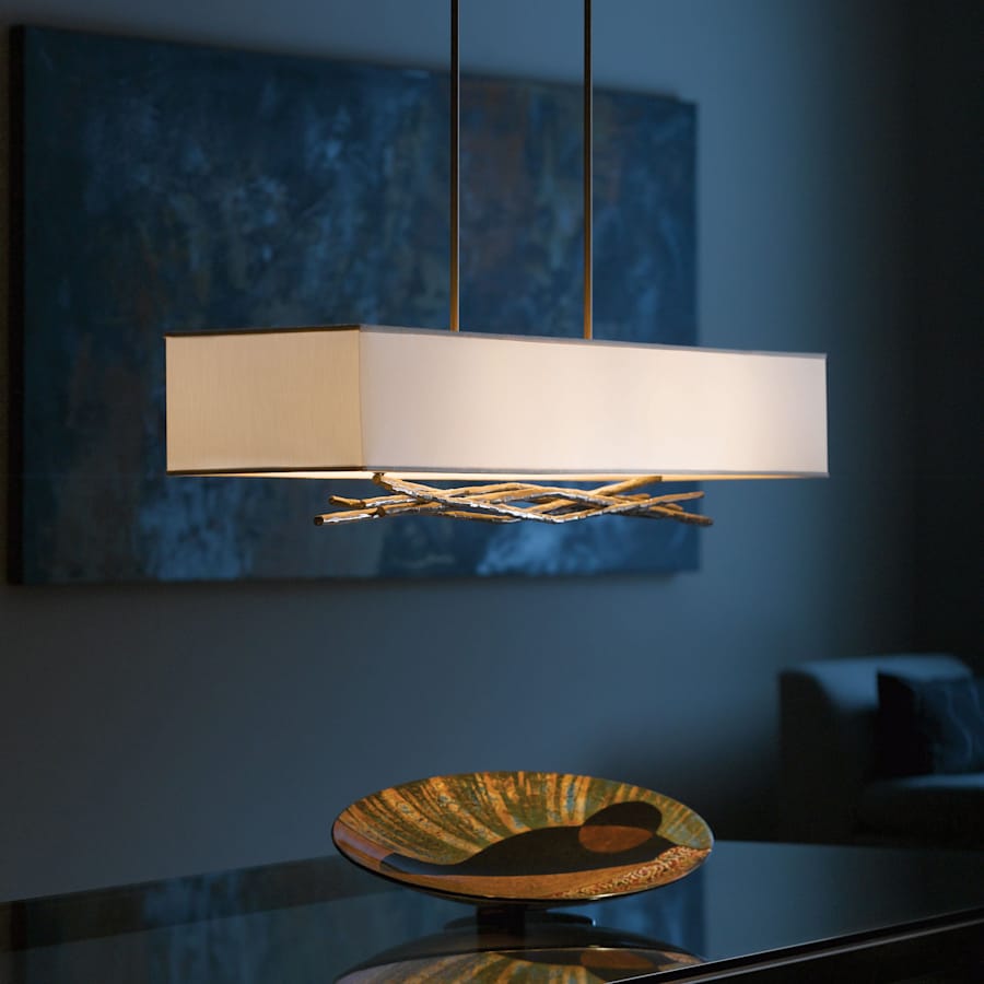 Hubbardton Forge Brindille 4 Light 42" Wide Linear Chandelier