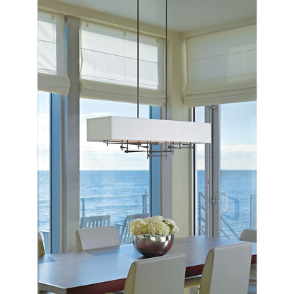 Hubbardton Forge Cavaletti 4 Light 42" Wide Linear Pendant
