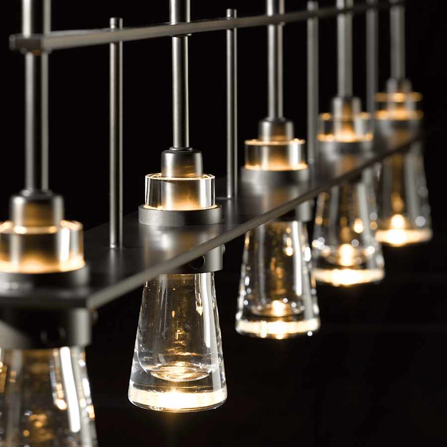 Hubbardton Forge Erlenmeyer 5 Light 48" Wide Linear Pendant
