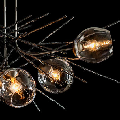 Hubbardton Forge Griffin 6 Light 63" Wide Multi Light Pendant