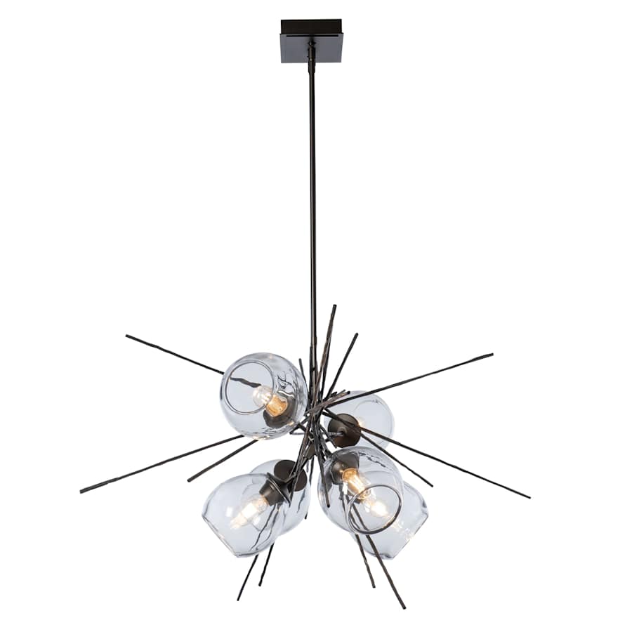 Hubbardton Forge Griffin 6 Light 63" Wide Multi Light Pendant