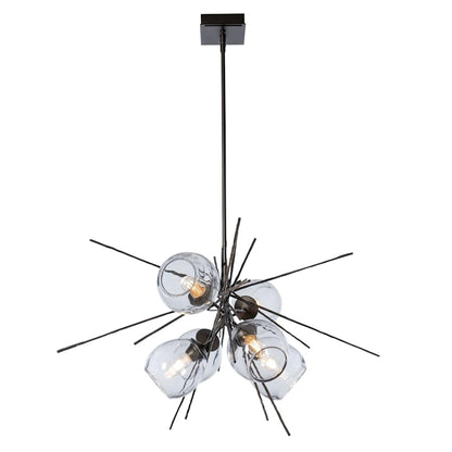Hubbardton Forge Griffin 6 Light 63" Wide Multi Light Pendant