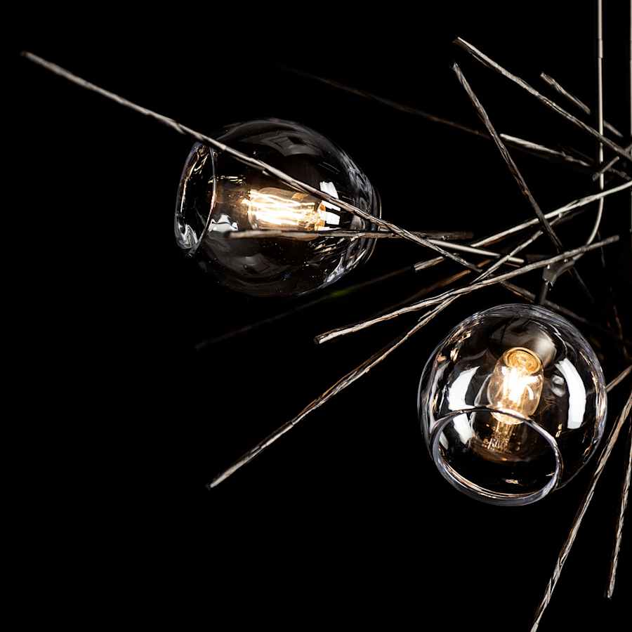 Hubbardton Forge Griffin 6 Light 63" Wide Multi Light Pendant