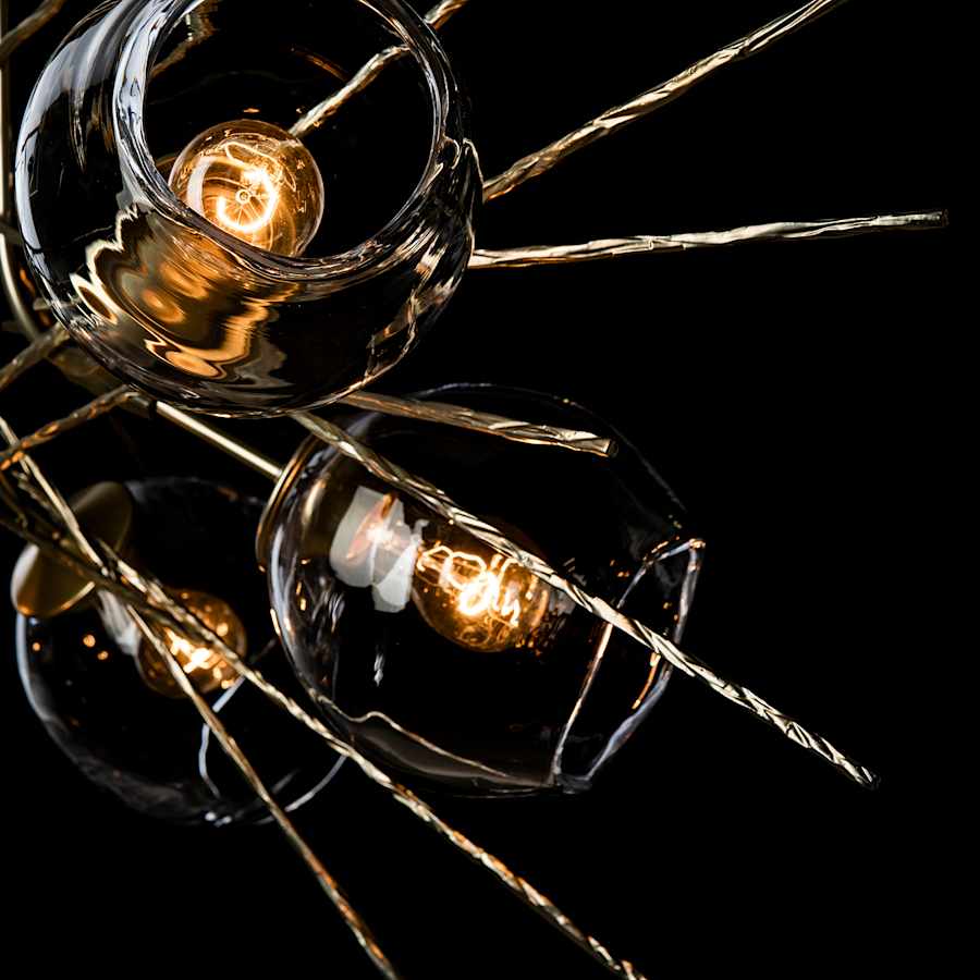 Hubbardton Forge Griffin 6 Light 63" Wide Multi Light Pendant