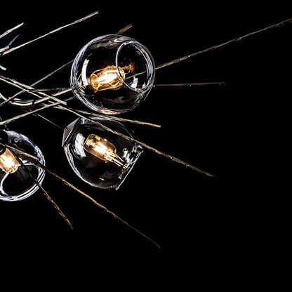 Hubbardton Forge Griffin 6 Light 63" Wide Multi Light Pendant