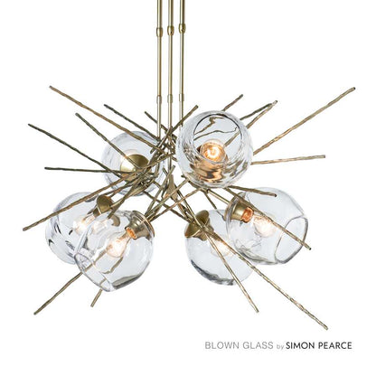 Hubbardton Forge Griffin 6 Light 63" Wide Multi Light Pendant