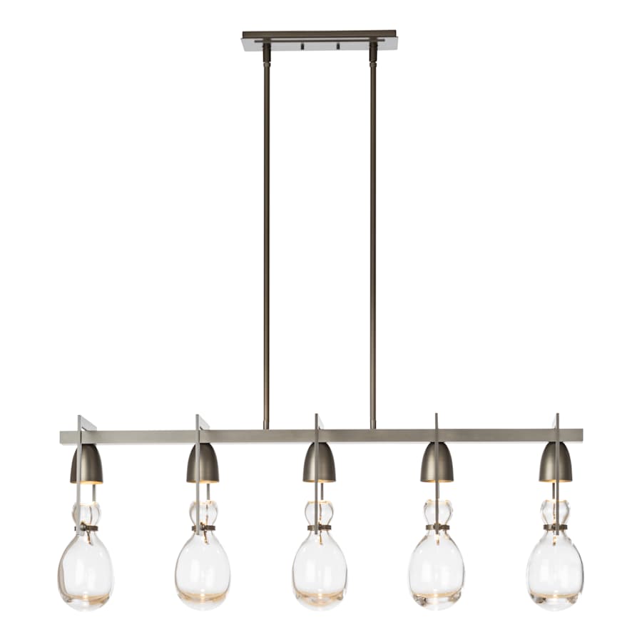 Hubbardton Forge New Traditional 5 Light 41" Wide Linear Chandelier