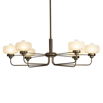 Hubbardton Forge Nola 6 Light 43" Wide LED Multi Light Pendant