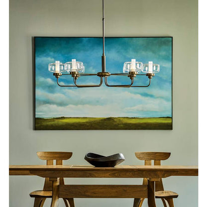 Hubbardton Forge Nola 6 Light 43" Wide LED Multi Light Pendant