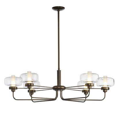 Hubbardton Forge Nola 6 Light 43" Wide LED Multi Light Pendant