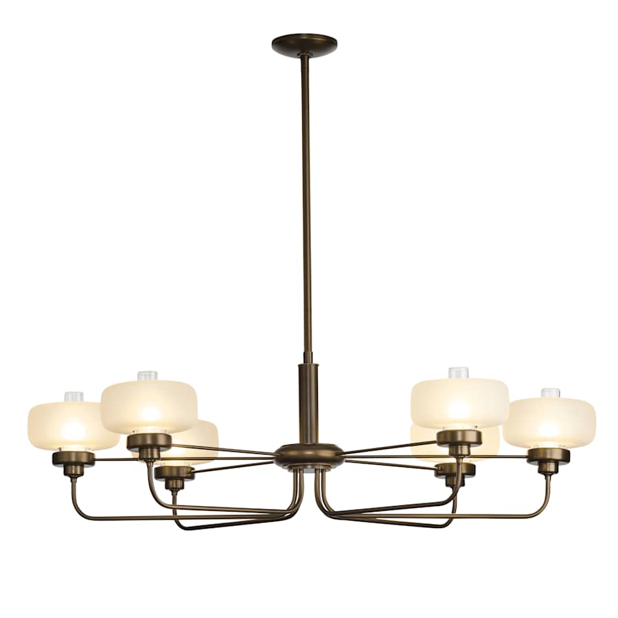 Hubbardton Forge Nola 6 Light 43" Wide LED Multi Light Pendant