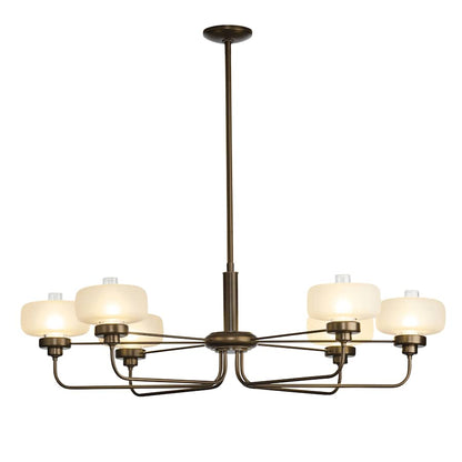 Hubbardton Forge Nola 6 Light 43" Wide LED Multi Light Pendant