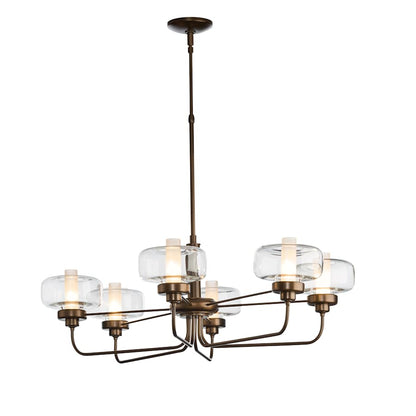 Hubbardton Forge Nola 6 Light 43" Wide LED Multi Light Pendant