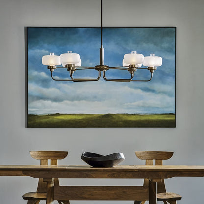 Hubbardton Forge Nola 6 Light 43" Wide LED Multi Light Pendant