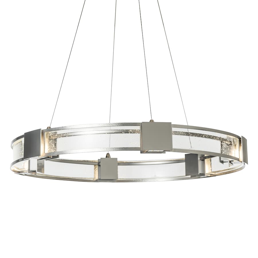 Hubbardton Forge Aura 6 Light 29" Wide LED Ring Chandelier