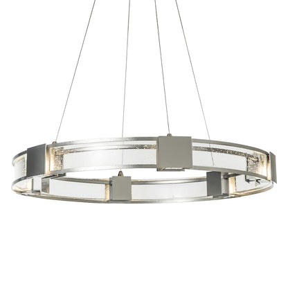 Hubbardton Forge Aura 6 Light 29" Wide LED Ring Chandelier