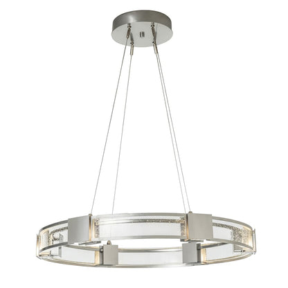 Hubbardton Forge Aura 6 Light 29" Wide LED Ring Chandelier