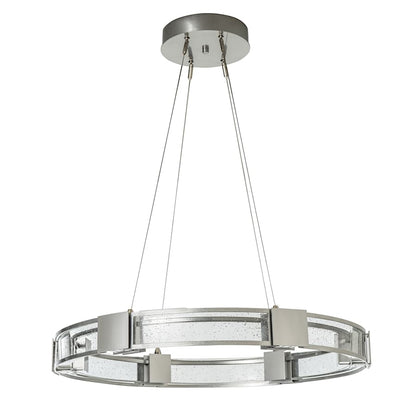 Hubbardton Forge Aura 6 Light 29" Wide LED Ring Chandelier