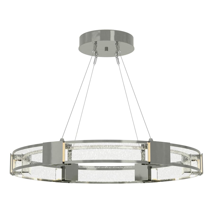Hubbardton Forge Aura 6 Light 29" Wide LED Ring Chandelier
