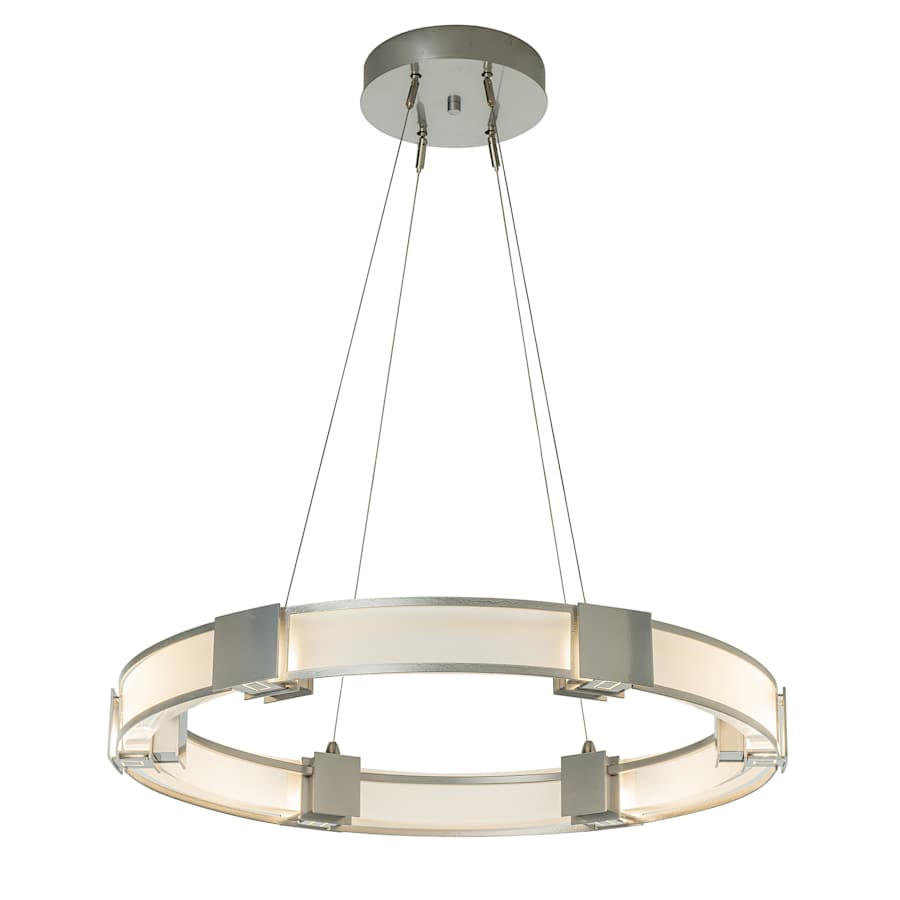 Hubbardton Forge Aura 6 Light 29" Wide LED Ring Chandelier