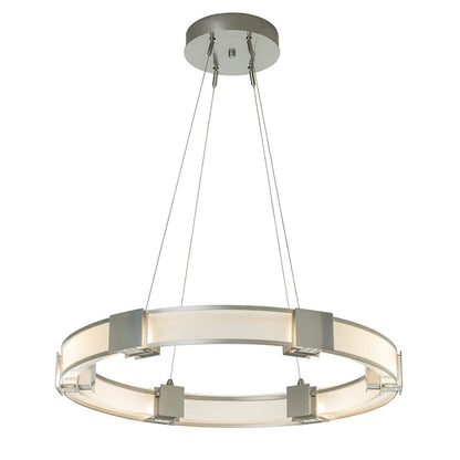 Hubbardton Forge Aura 6 Light 29" Wide LED Ring Chandelier
