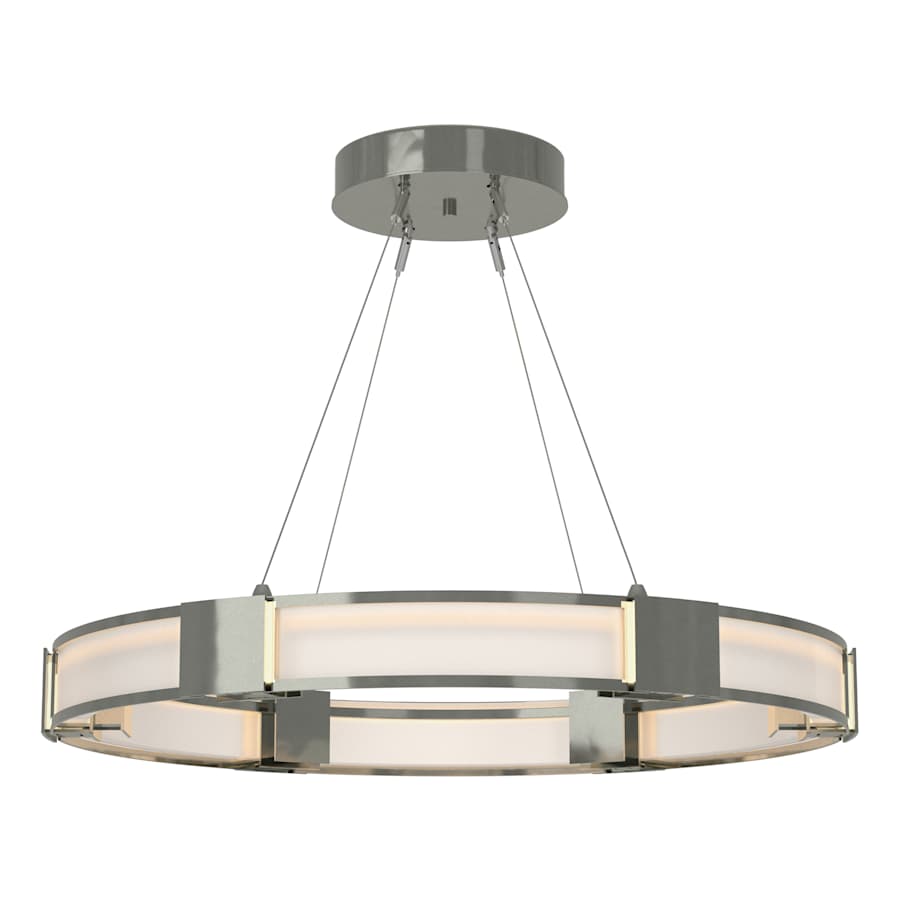 Hubbardton Forge Aura 6 Light 29" Wide LED Ring Chandelier