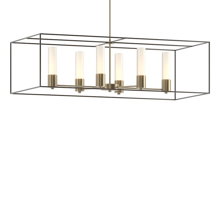 Hubbardton Forge Portico 6 Light 42" Wide LED Multi Light Pendant