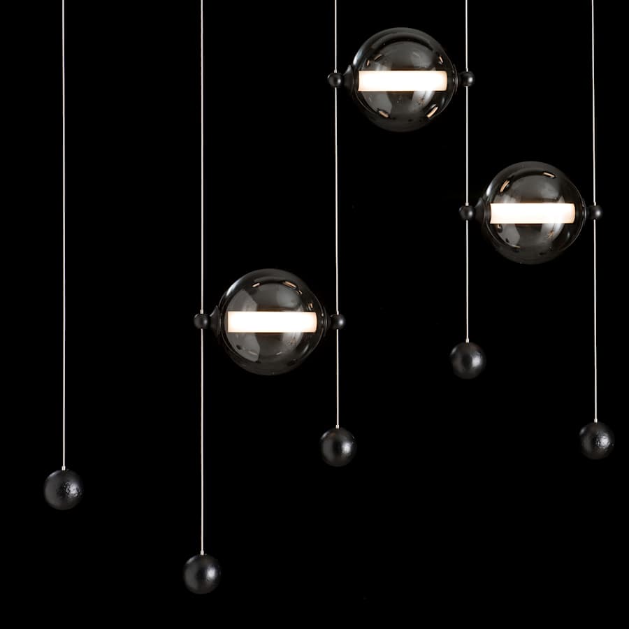 Hubbardton Forge Abacus 41" Wide LED Suspension Multi Light Pendant