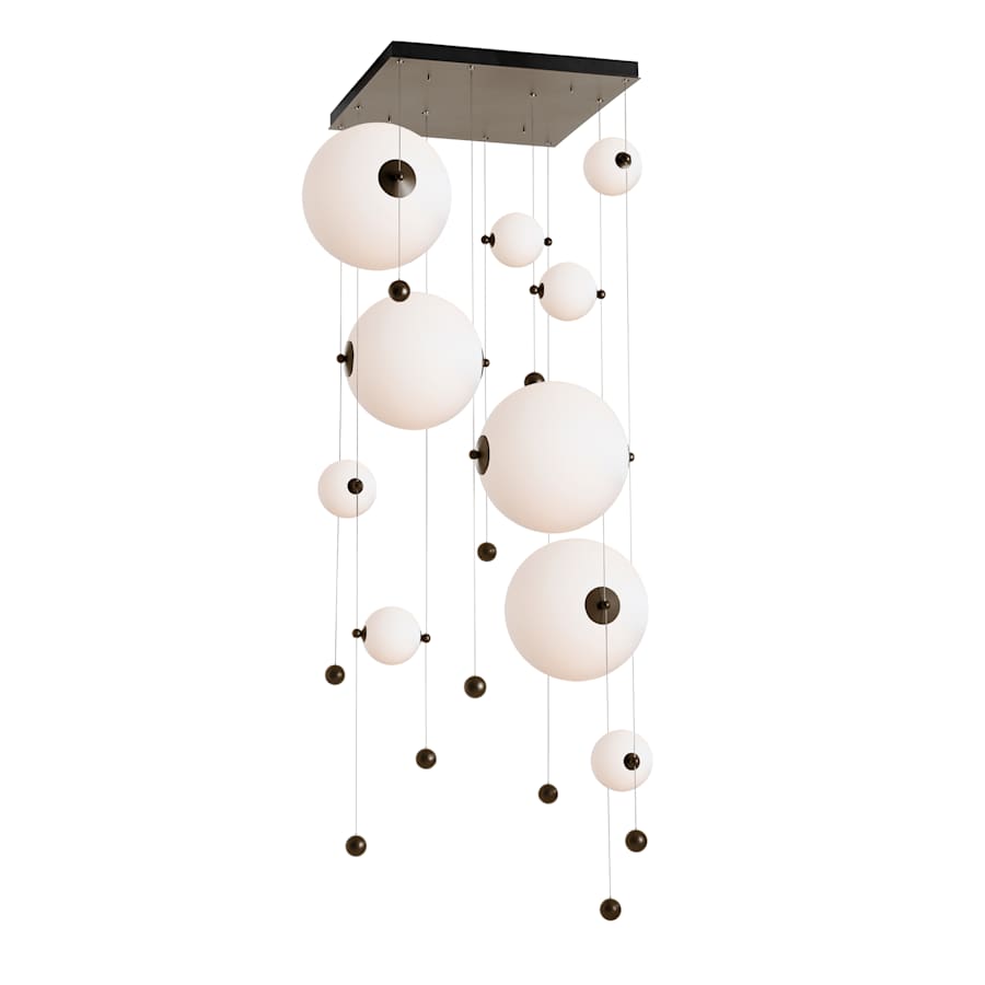 Hubbardton Forge Abacus 36" Wide LED Suspension Multi Light Pendant