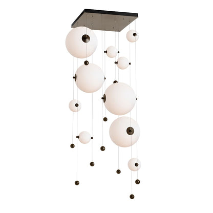 Hubbardton Forge Abacus 36" Wide LED Suspension Multi Light Pendant