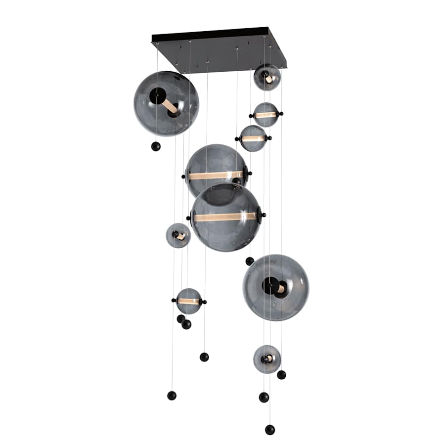 Hubbardton Forge Abacus 36" Wide LED Suspension Multi Light Pendant