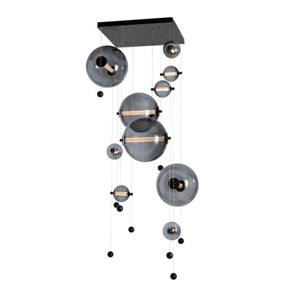 Hubbardton Forge Abacus 36" Wide LED Suspension Multi Light Pendant