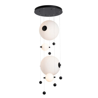 Hubbardton Forge Abacus 20" Wide LED Abstract Multi Light Pendant