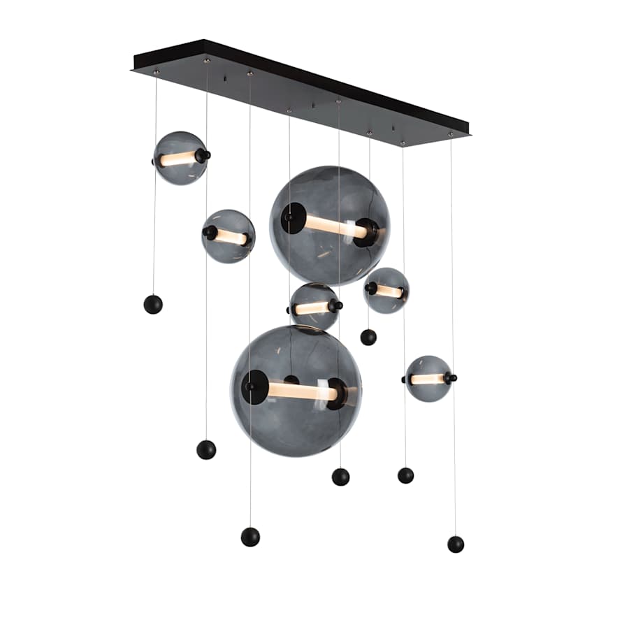 Hubbardton Forge Abacus 49" Wide LED Suspension Multi Light Pendant