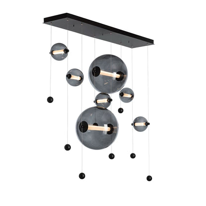 Hubbardton Forge Abacus 49" Wide LED Suspension Multi Light Pendant