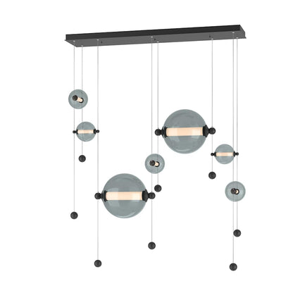 Hubbardton Forge Abacus 49" Wide LED Suspension Multi Light Pendant