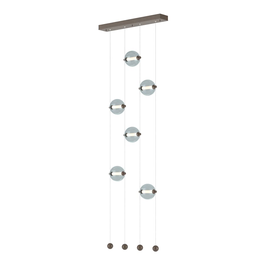 Hubbardton Forge Abacus 22" Wide LED Suspension Multi Light Pendant
