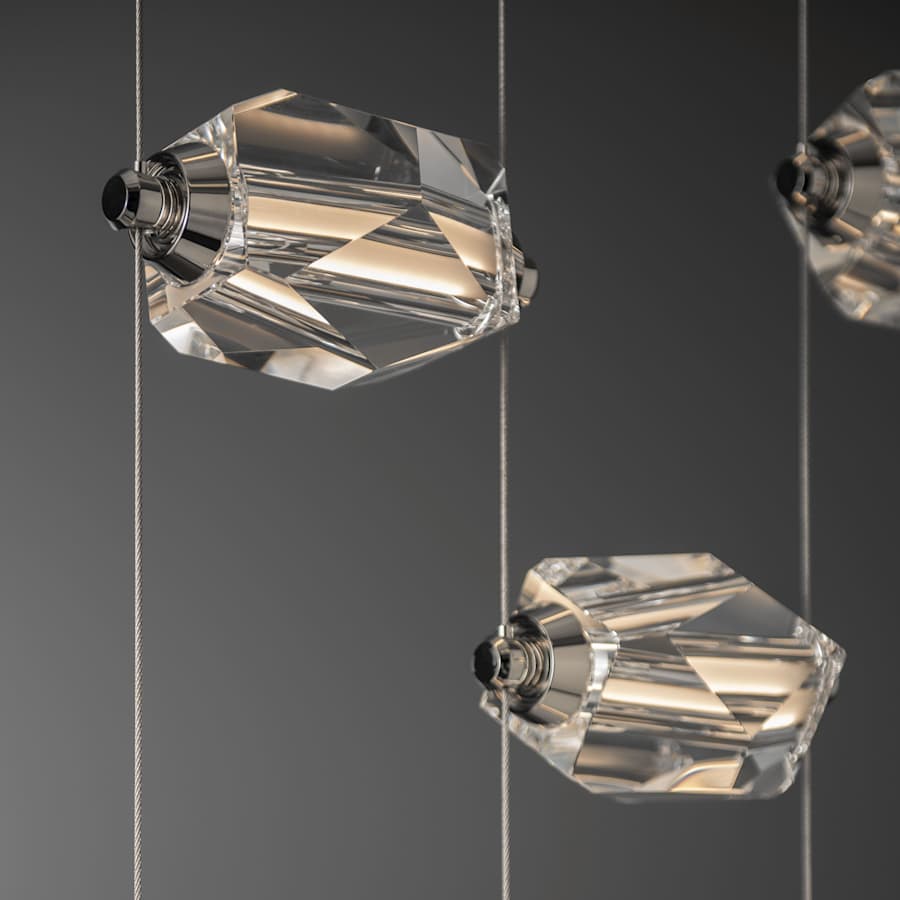 Hubbardton Forge Gatsby 28" Wide Suspension Linear Pendant