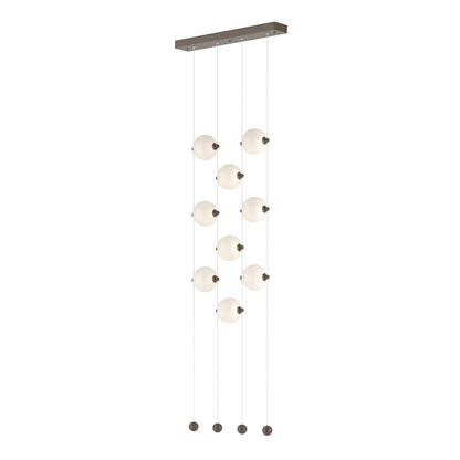 Hubbardton Forge Abacus 22" Wide LED Suspension Multi Light Pendant
