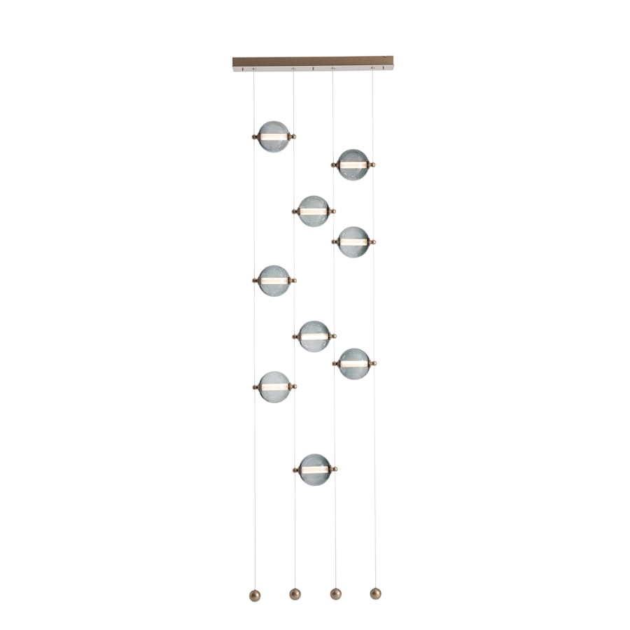Hubbardton Forge Abacus 22" Wide LED Suspension Multi Light Pendant
