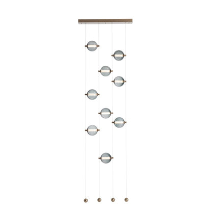Hubbardton Forge Abacus 22" Wide LED Suspension Multi Light Pendant