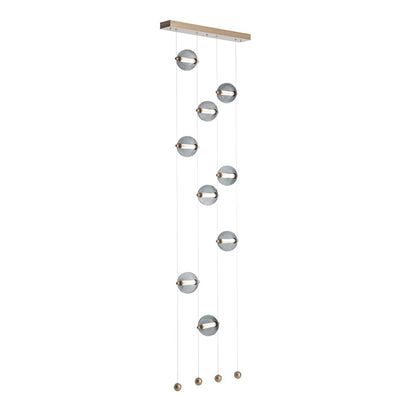 Hubbardton Forge Abacus 22" Wide LED Suspension Multi Light Pendant