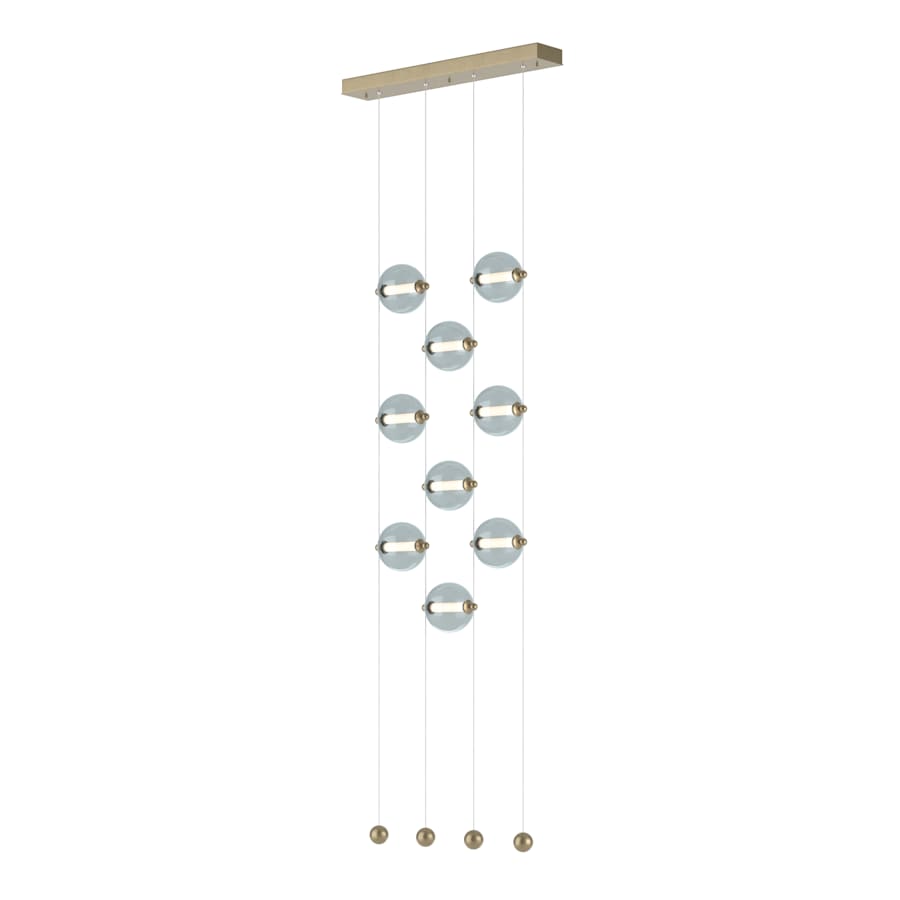 Hubbardton Forge Abacus 22" Wide LED Suspension Multi Light Pendant