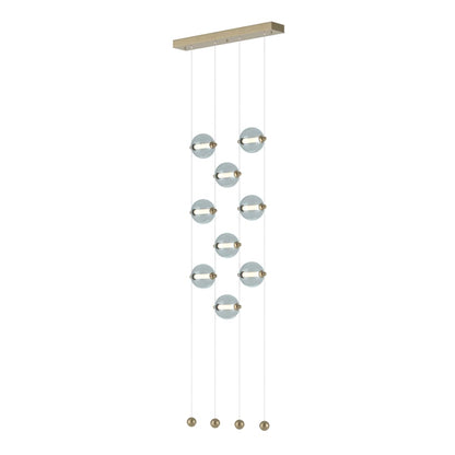 Hubbardton Forge Abacus 22" Wide LED Suspension Multi Light Pendant