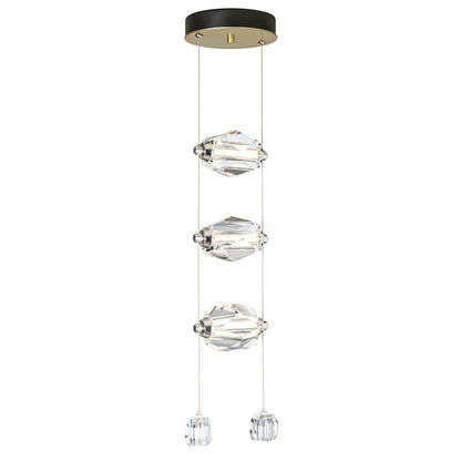 Hubbardton Forge Gatsby 10" Wide Crystal Multi Light Pendant