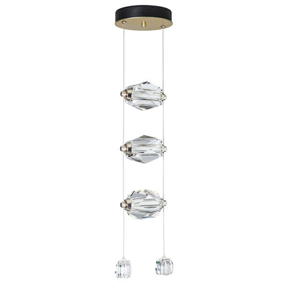 Hubbardton Forge Gatsby 10" Wide Crystal Multi Light Pendant