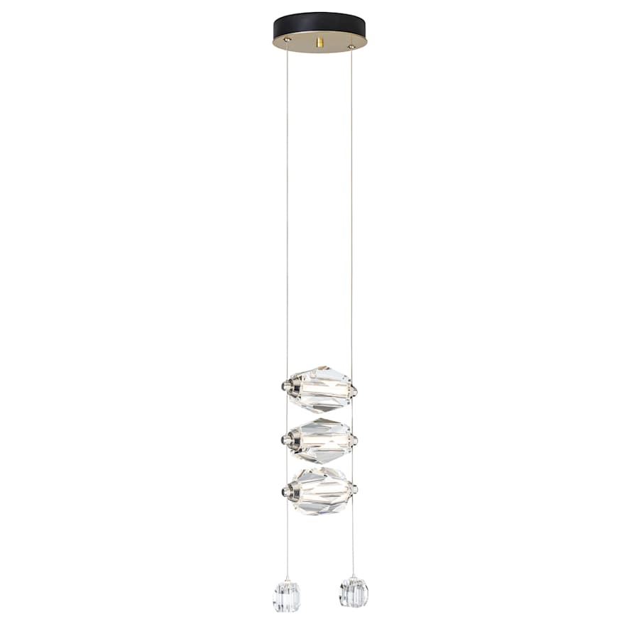 Hubbardton Forge Gatsby 10" Wide Crystal Multi Light Pendant